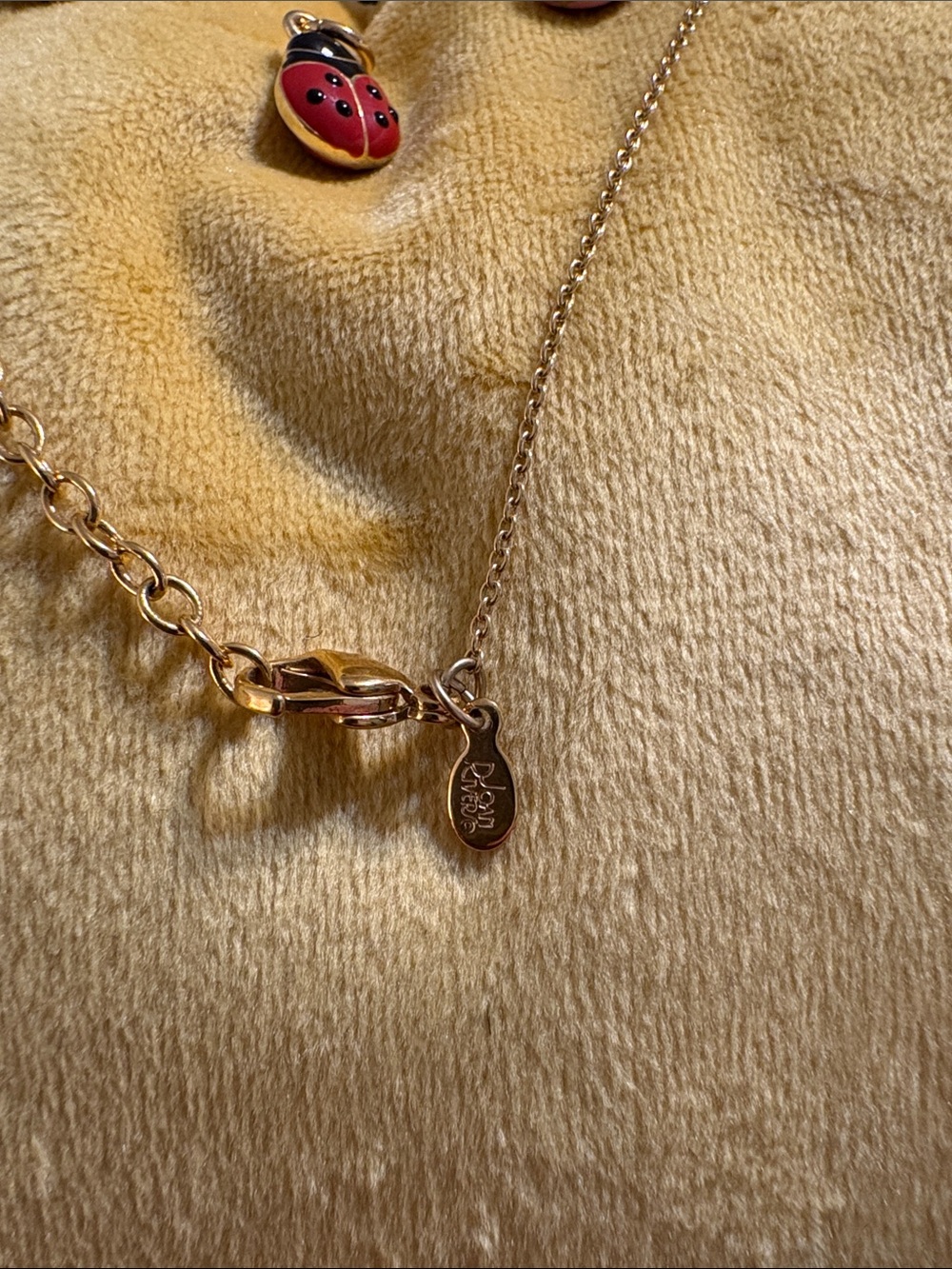 Joan Rivers Collection Ladybug necklace - Picture 5 of 7